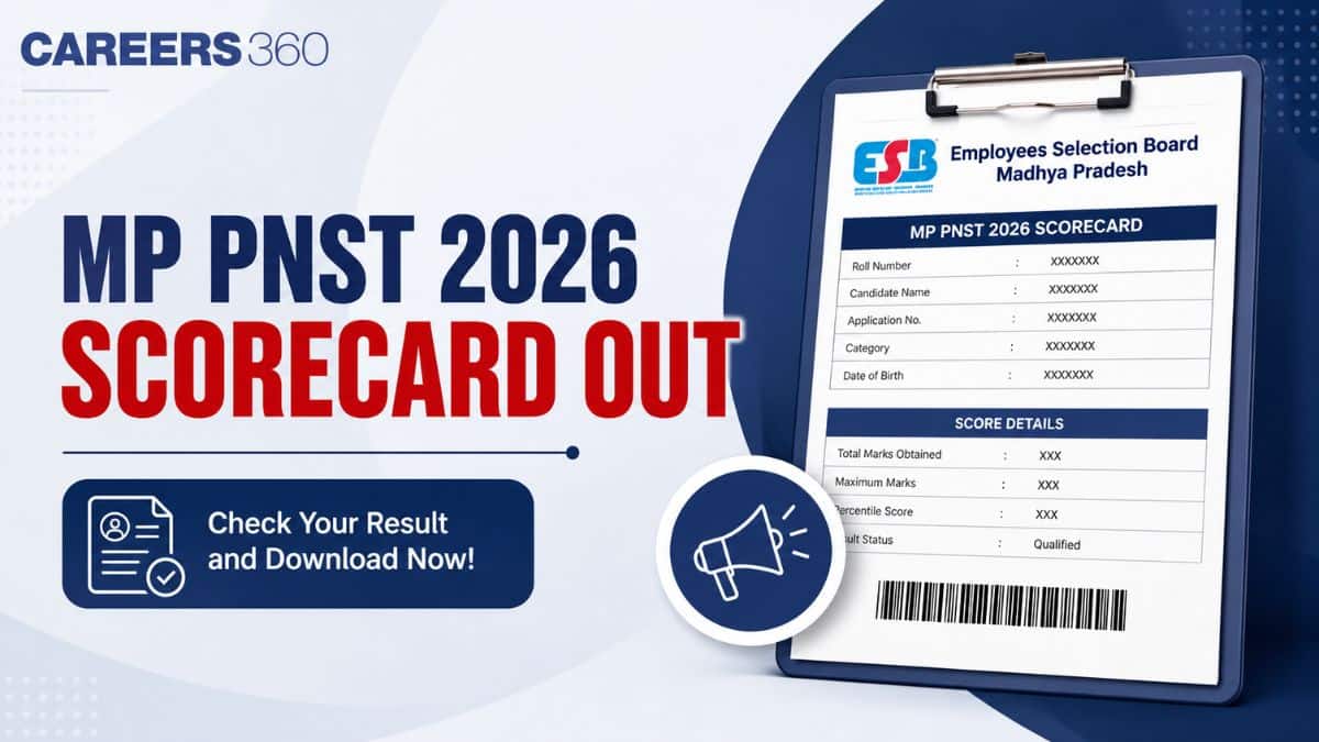 MP PNST 2026 Scorecard Out: Direct Download at esb.mp.gov.in